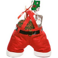 Seasonal Santa Pants Gift Bag